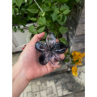 Kẹp hoa sứ thạch hồng 8cm (hàng sẵn có sỉ)