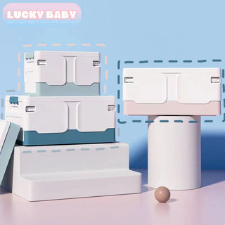 Thùng Nhựa Đựng Đồ Gấp Gọn,Có nắp đậy, được làm bằng chất liệu PP, có thể đựng sách, đồ chơi, v.v