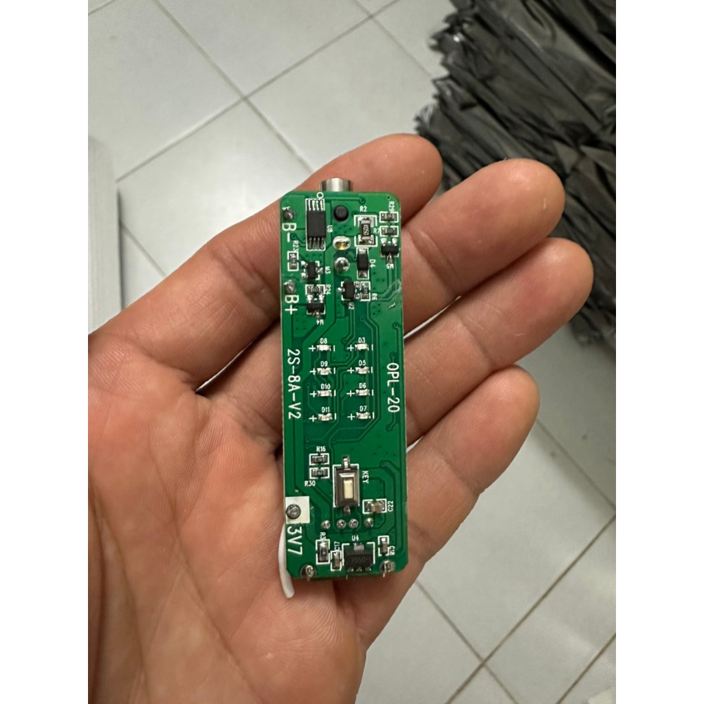 Mạch Pin Thay Thế Bộ Phụ Kiện Áo Điều Hòa (Loại 8 Đèn Dùng Cho Japan, Akita)