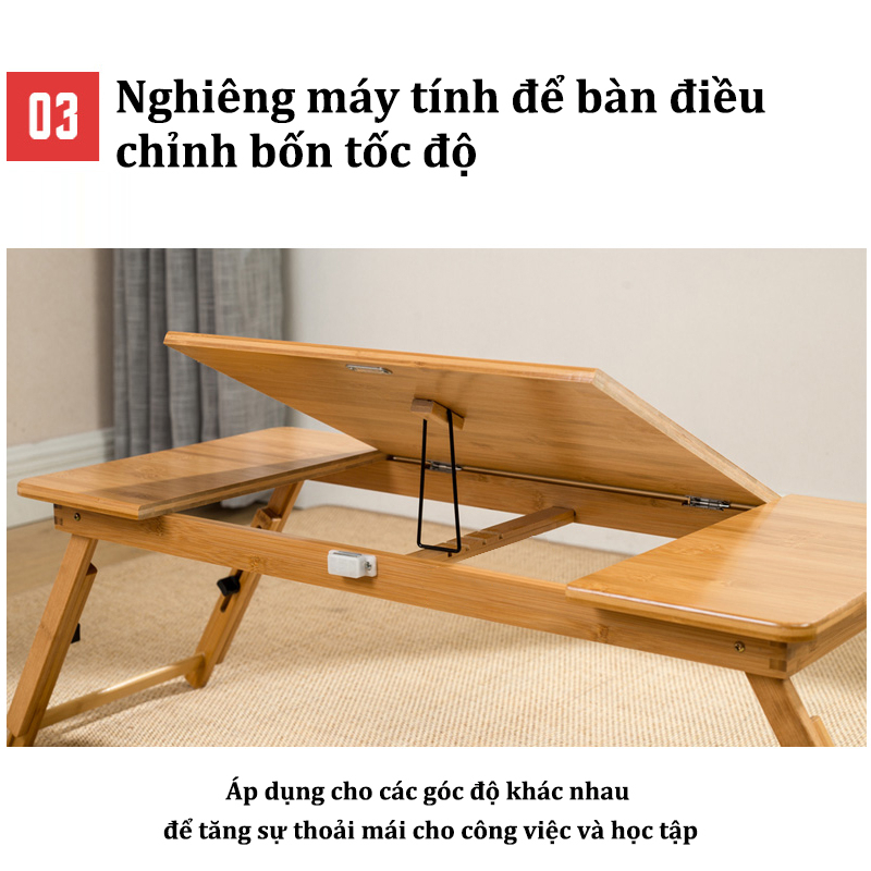 𝑯𝑬𝑰𝑵𝑶 Bàn Gỗ Gấp Gọn di động ngồi giường ngồi bệt Bàn Gấp Trượt Máy Tính Sách Vở Bàn Học Tại Nhà | BigBuy360 - bigbuy360.vn