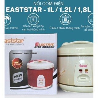 Nồi Cơm Điện EASTSTAR 1L-1L2-1L8 Lòng Nồi 7 Lớp Dày 2.8mm-Chống Dính Siêu Bền-Ủ Ấm 3 Chiều-Mâm Nhiệt Lớn