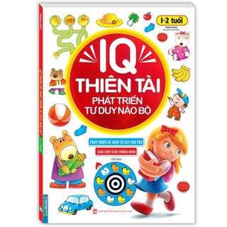 Sách trò chơi cho bé - IQ thiên tài phát triển tư duy não bộ 1-2 tuổi - Minh Thắng