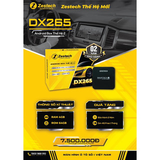 Android Box Zestech Dx265plus thế hệ thứ 2- Tặng sim 4G 1 tháng