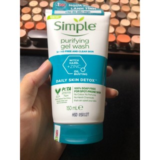 Sữa rửa mặt L'oreal 100ml/ Simple 150ml/ Hatomugi