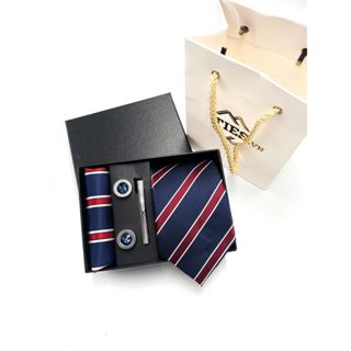17+ Mẫu set quà tặng cà vạt 4 món quý ông thời trang, lịch thiệp dành cho những ngày quan trọng, ý nghĩa