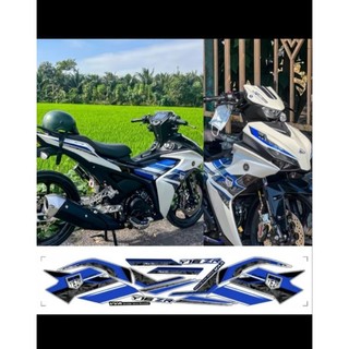 Tem rời Exciter 155.Mẫu tem chế 155 nhiều màu,dán xe trắng siêu đẹp