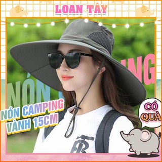 Nón Vành Rộng 15cm Ultra Chuyên Dụng Đi Cắm Trại Phượt Chống Nắng Chống Tia UV Style Hàn L2527