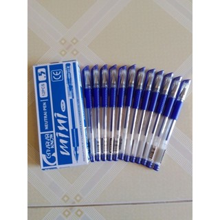 Set 5 bút mực gel mực xanh Cenvava Know