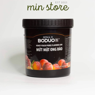 Mứt đào boduo hộp 1kg3