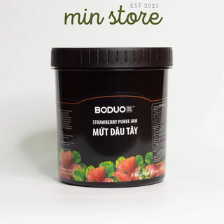 Mứt dâu boduo hộp 1kg3