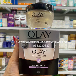 Kem dưỡng olay ban đêm dưỡng trắng olay total effects 7in one 50g