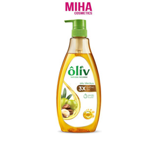 Dầu Tắm Dưỡng Ẩm Mềm Mịn Oliu Oliv Natural Nourish Virgin Olive Oil 650ml