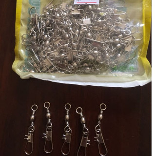 Khóa link câu cá.khóa link inox cao cấp 100 chiếc
