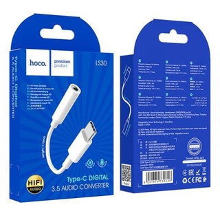 Cáp chuyển tai nghe hoco ls30 type c sang jack 3.5mm - an store
