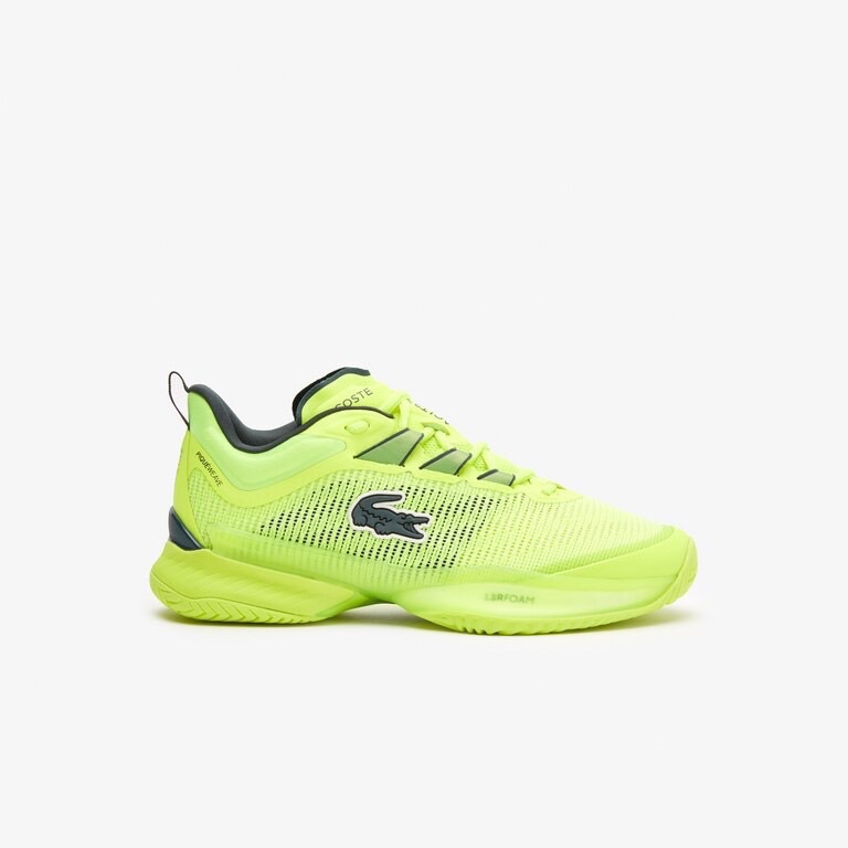 Lacoste Men'S Lacoste Ag-Lt23 Ultra Tennis Shoes, Giày Tennis Nam Ultra chuyên nghiệp, Giày quần vợt nam màu Green Mint