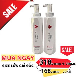 Cặp Dầu Gội Xả Roulisi LoveWarmth phục hồi tóc hư tổn ,hương nước hoa 750ml Mẫu Mới