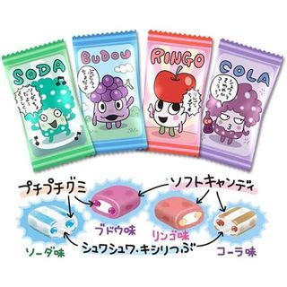 Kẹo mềm trái cây UHA Japan