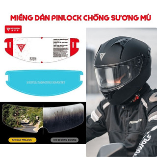 Dán chống sương mờ cho mũ bảo hiểm Motowolf MDL1912B - Pinlock Chống Đọng Sương Đi Xe Máy Motowolf