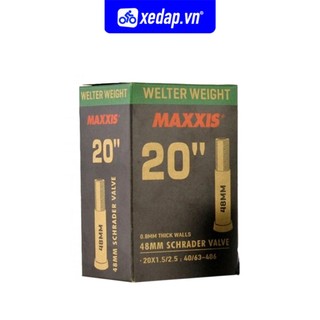 Ruột xe đạp 20×1.5/2.5 48mm van lớn maxxis bicycle tube welter weight