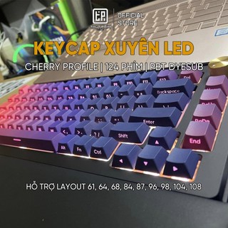 Keycap xuyên led Gradient phối màu đôi Amazon Heiji - Thụt Phím Store