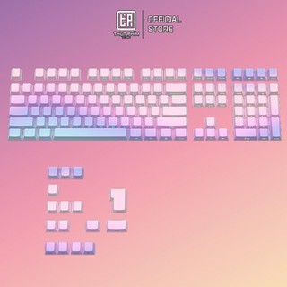 Keycap xuyên led Gradient phối màu đôi Amazon Heiji (Cherry Profile/124 phím/Dyesub) - Thụt Phím Store