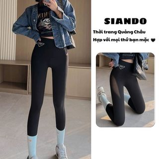 Quần legging nữ PRBOA CAO CẤP hàng chuẩn xuất khẩu chất su đúc dầy dặn thoáng mát Siando HM16