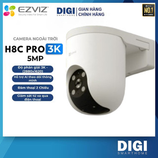 Camera Wifi EZVIZ H8C PRO 3K 5MP, H8C PRO 4MP 2K+, H8C PRO 3MP - Xoay 360 Độ, Đàm thoại 2 Chiều, Có Màu Ban Đêm,H8C Seri