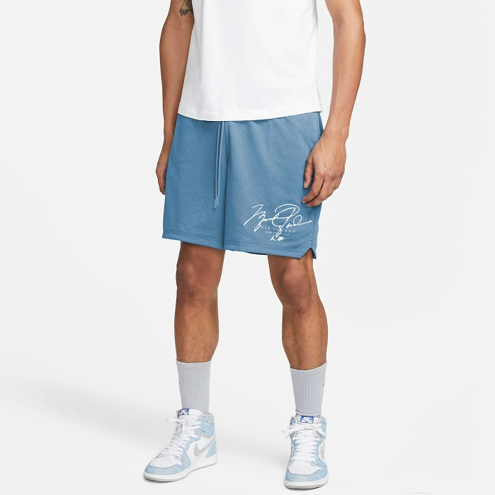 QUẦN NGẮN JRDAN ESSENTIALS MESH GRAPHIC SHORT - BLUE