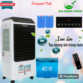 Máy làm mát không khí sunhouse - quạt hơi nước - quạt làm mát sunhouse -cảm ứng-remote-hẹn giờ
