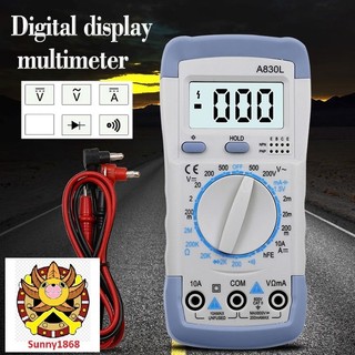 VOM A830L đồng hồ vạn năng cầm tay kỹ thuật số vạn năng ampe kế vôn kế màn hình hiển thị kỹ thuật số mét 830B