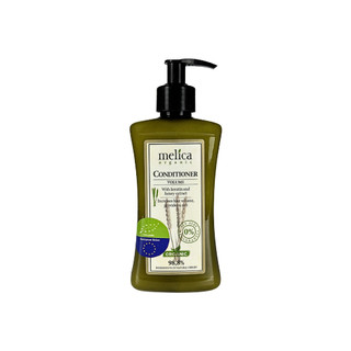 Dầu xả hữu cơ tóc suôn mượt vào nếp, giữ màu tóc nhuộm nhiều gàu Melica Organic 300ml Olive & màng lọc UV