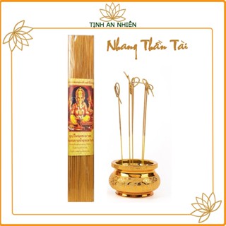 Nhang Thần Tài Thái Lan 79 nén thơm sạch cuộn tàn thu hút tài lộc may mắn giàu có, hương sạch không khói