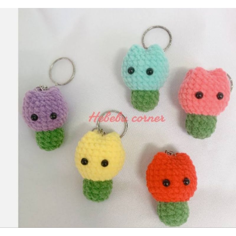 móc khoá tulip mini  ( nt shop chọn màu nha )