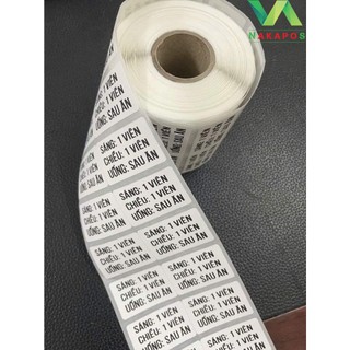 2100 Tem dán sẵn keo dán tự dính in sẵn M1