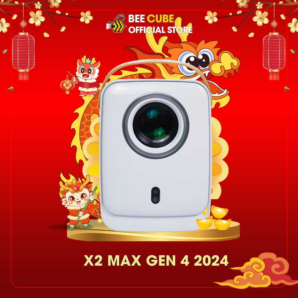 Máy Chiếu Mini BeeCube X2 Max Gen 4 2024 Chính Hãng Thương Hiệu - Đầy Đủ Các Tính Năng Hiện Đại