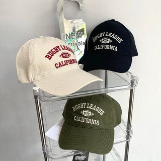 Nón lưỡi trai chữ thêu RUGBY phong cách basic unisex