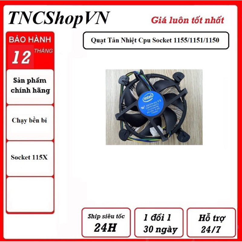 Quạt Fan CPU Intel NEW Zin dùng cho CPU Socket 115x