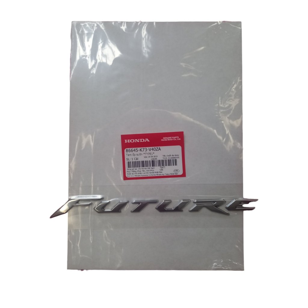 Tem nổi FUTURE 125i  led màu bạc