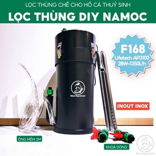 Lọc DIY NAMOC Fi168 | 28W~1350L/H ☘ Lọc Thùng Chế Cực Chất Cho Bể Cá Thuỷ Sinh