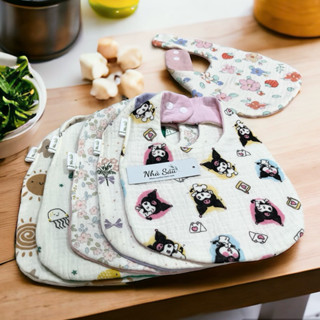  Yếm chữ U Nhà Sâu xô muslin 6 lớp 