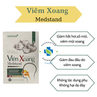 Viêm xoang medstand - giảm viêm xoang, viêm mũi, hắt hơi sổ mũi, đau đầu
