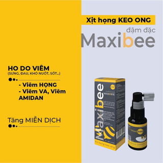 Xịt họng keo ong Maxibee đậm đặc