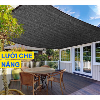 Lưới che nắng thái lan khổ 4mx5m, Bạt che nắng ban công ngoài trời, lưới 96% chặn tia uv hiệu quả