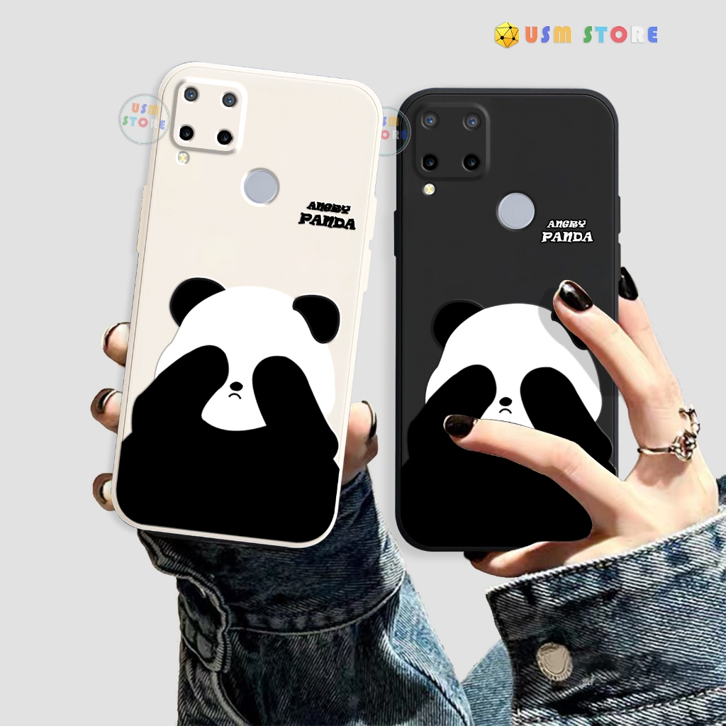Ốp lưng Oppo Realme C12 / C15 / C25 /C25S / Narzo 20/Narzo 30A, silicon dẻo, chống sốc, cạnh vuông, 
