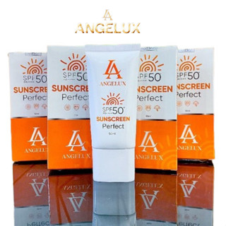 Kem Chống Nắng ANGELUX SUNSCREEN PERFECT  Nâng Tone, Kiềm Dầu, Căng Bóng, SPF 50+ Mua 1 tặng 1 ủ môi