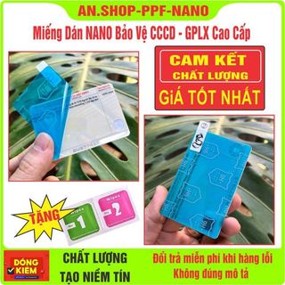 Miếng dán cường lực bảo vệ Căn cước công dân CCCD Bằng Lái Xe GPLX chống trầy xước