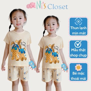 Đồ ngủ trẻ em chất cotton quảng châu in hình hoạt hình thoáng mát cho bé trai và bé gái