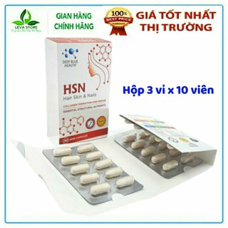  Viên Uống Dưỡng Tóc Da Móng Deep Blue Health HSN Hair Skin & Nail 