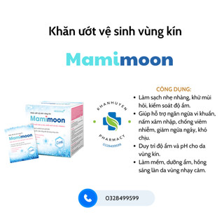 Khăn ướt vệ sinh vùng kín Mamimooon