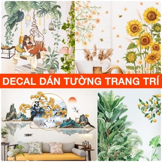[Hàng_đẹp] DECAL DÁN TƯỜNG HÀN QUỐC PHONG CÁCH NHIỆT ĐỚI có ảnh thật